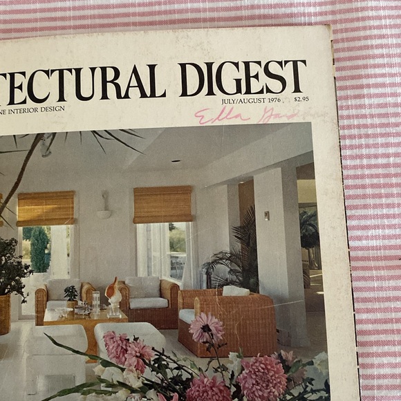 Vintage July/August 1976 Edition Architectural Digest Magazine - Picture 2 of 12